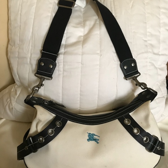 **SOLD**Burberry Blue Label Canvas Bag - Picture 2 of 8